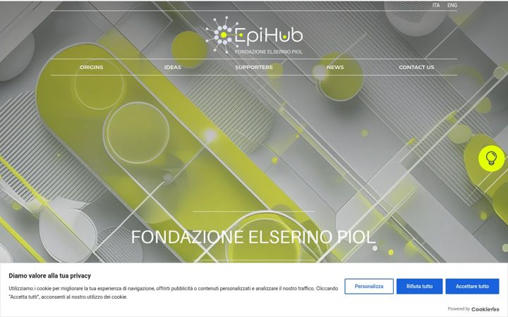 Screenshot stránky epi-hub.org