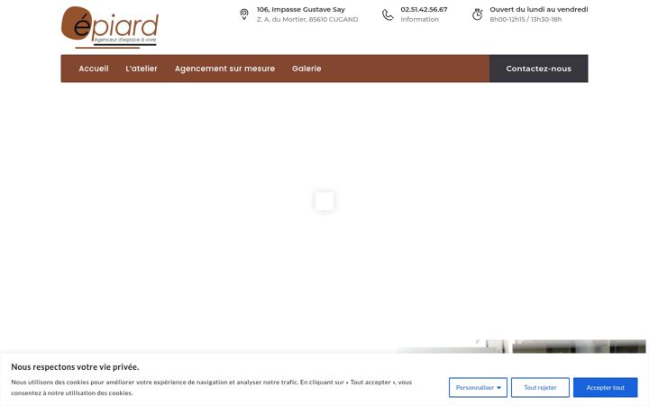 Screenshot ta' epiard-agencement.fr