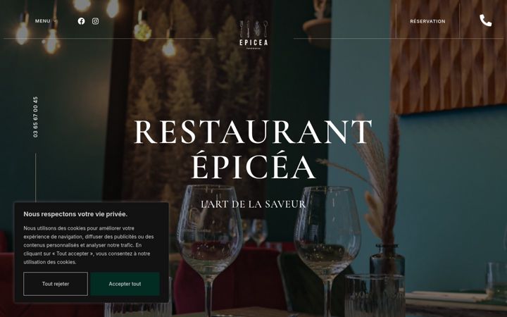 Screenshot ta' epicea-nancy.fr