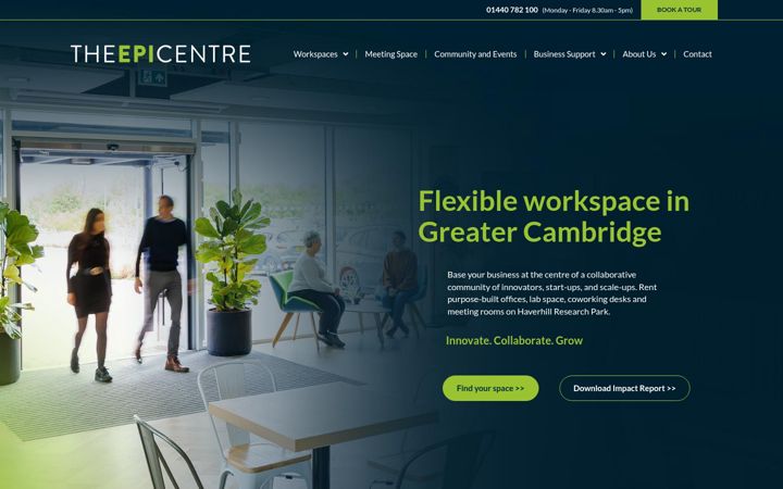 Screenshot of epicentrehaverhill.co.uk