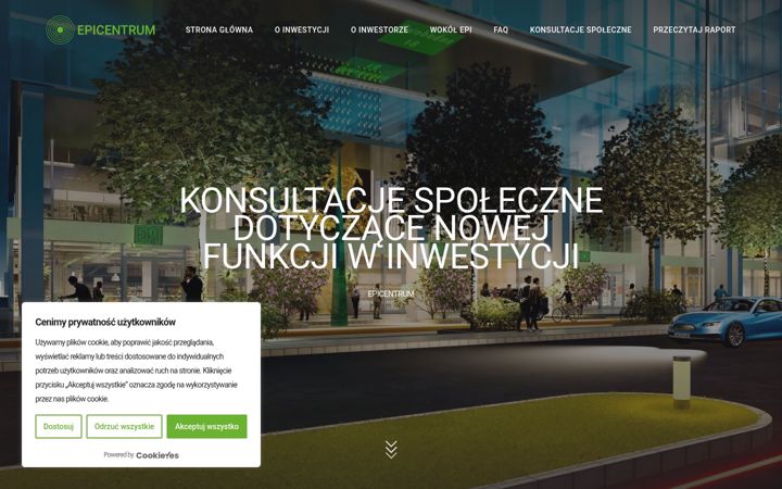 Zrzut ekranu epicentrum.pl