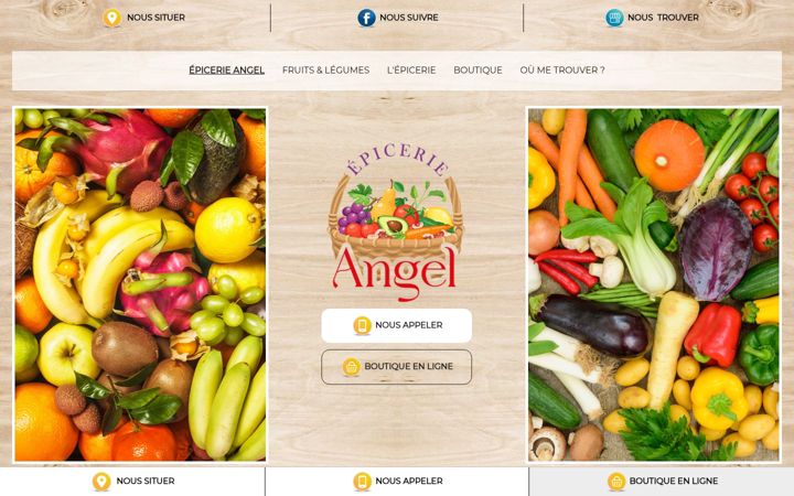 Screenshot ta' epicerie-angel.fr
