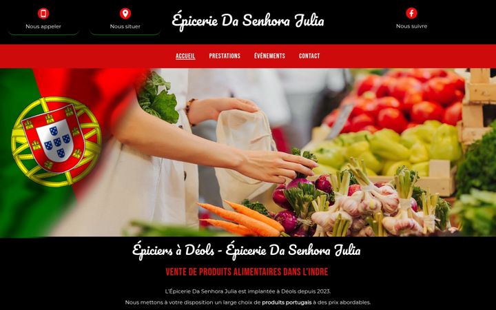 Screenshot ta' epicerie-da-senhora-julia.fr