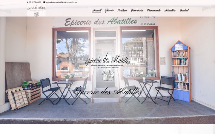 Screenshot ta' epicerie-des-abatilles-arcachon.fr