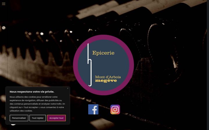 Screenshot ta' epicerie-megeve.fr