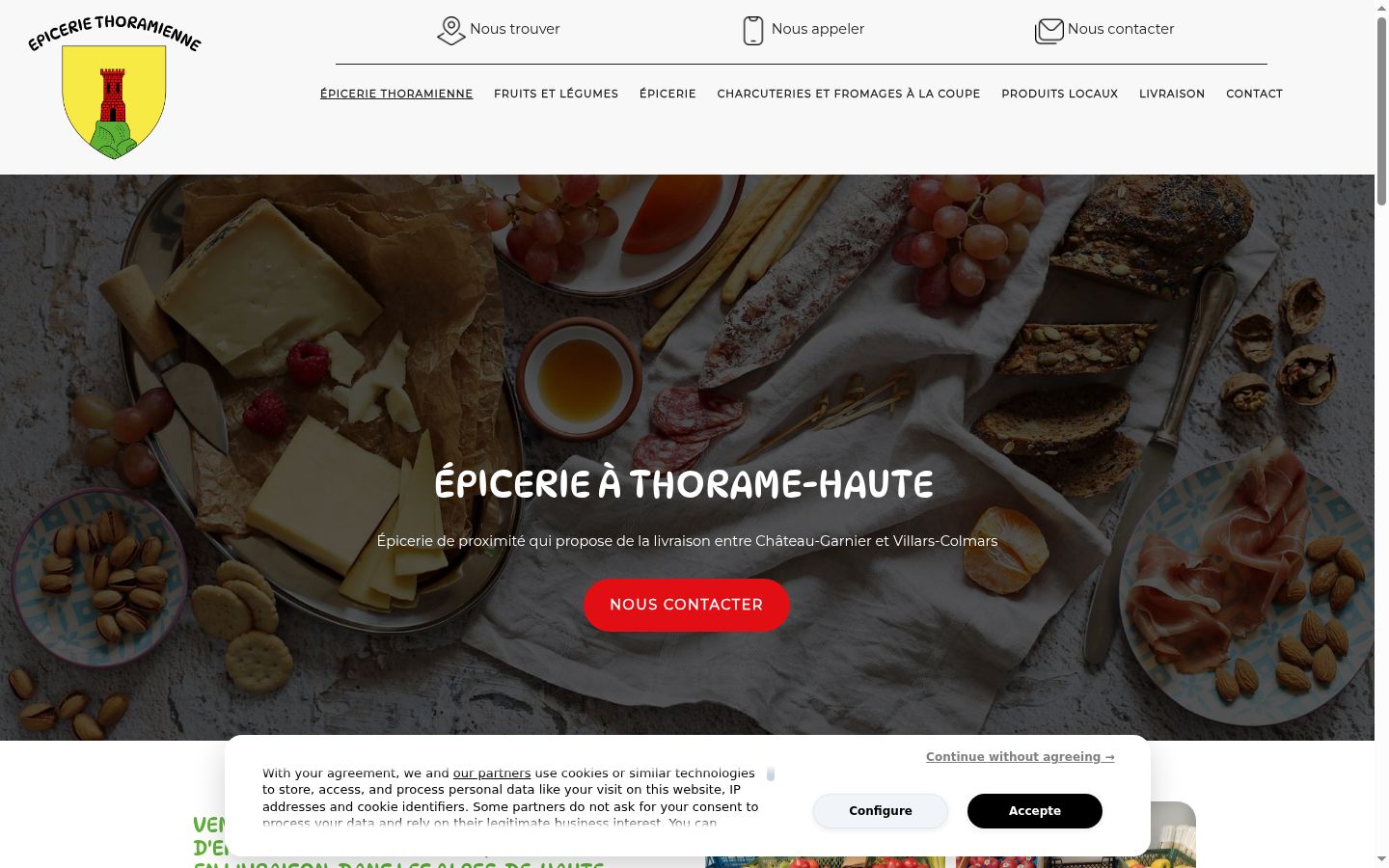 Screenshot tal-banner tal-kunsens muri qabel kwalunkwe interazzjoni