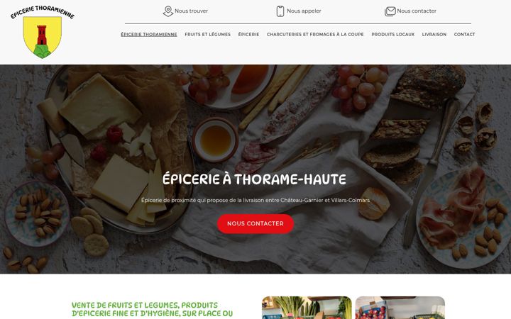 Screenshot ta' epicerie-thoramienne.fr