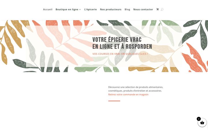 Screenshot ta' epicerieaulocal.fr