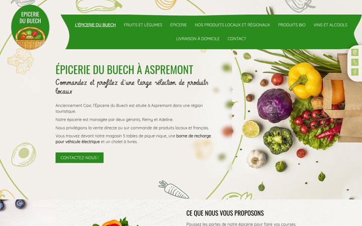 Snímek obrazovky epiceriedubuech.fr
