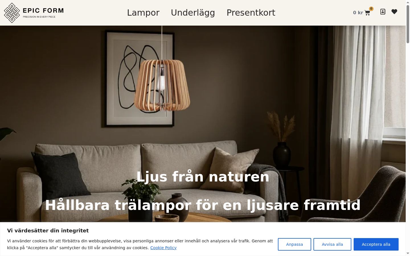 Screenshot tal-banner tal-kunsens muri qabel kwalunkwe interazzjoni