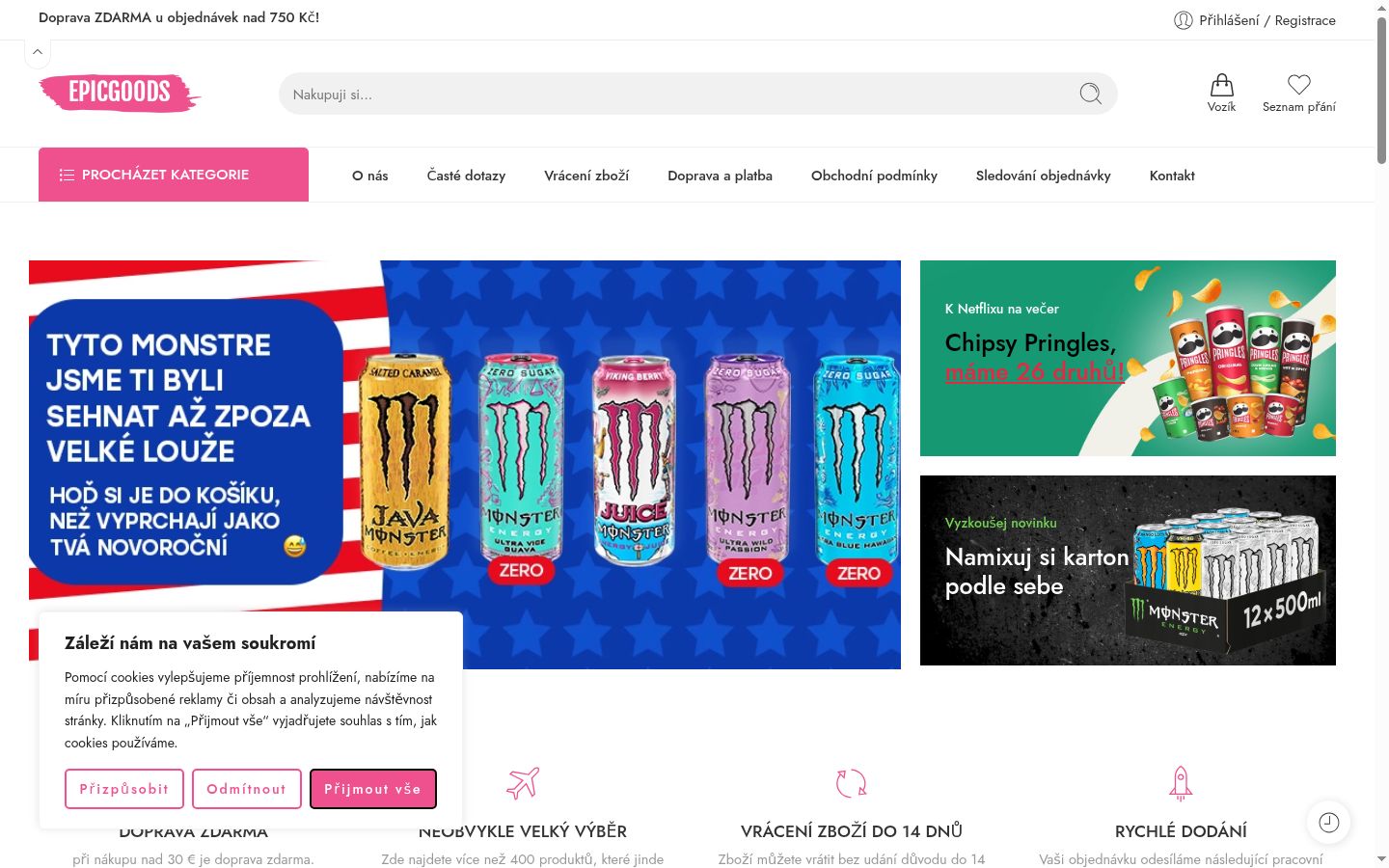 Sutikimo reklamjuostės, rodytos prieš bet kokią sąveiką, ekrano kopija