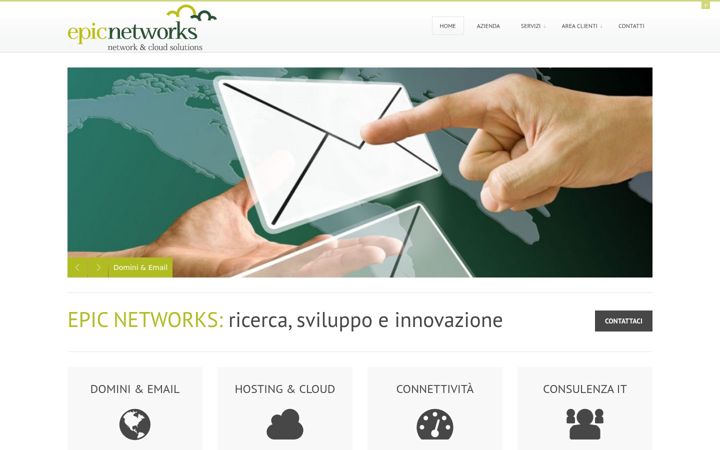 Ekraanipilt saidist epicnetworks.it