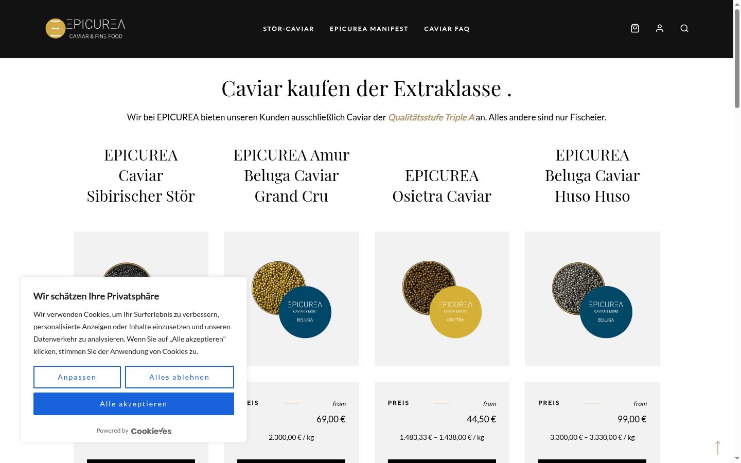 Sutikimo reklamjuostės, rodytos prieš bet kokią sąveiką, ekrano kopija