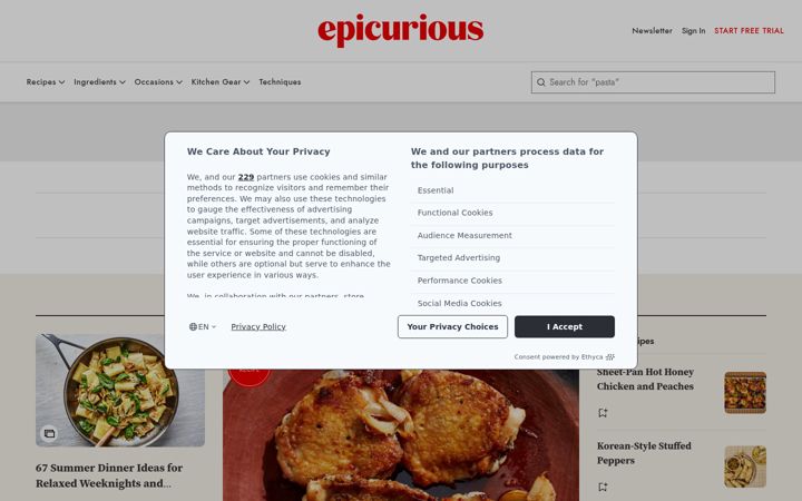 Képernyőkép: epicurious.com
