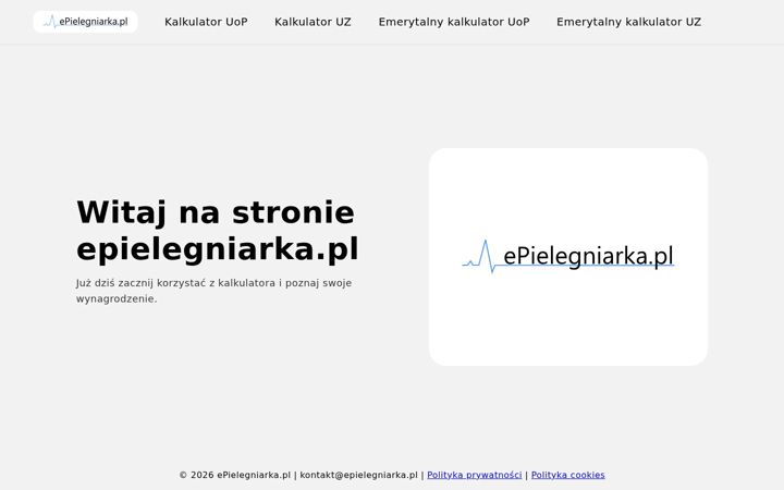 Zrzut ekranu epielegniarka.pl