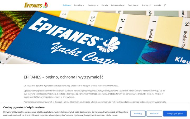 Zrzut ekranu epifanes.pl