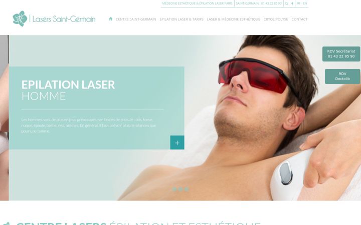 Screenshot of epilation-laser.paris