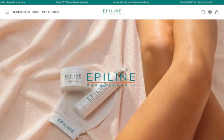Captura de ecrã de epiline.ro