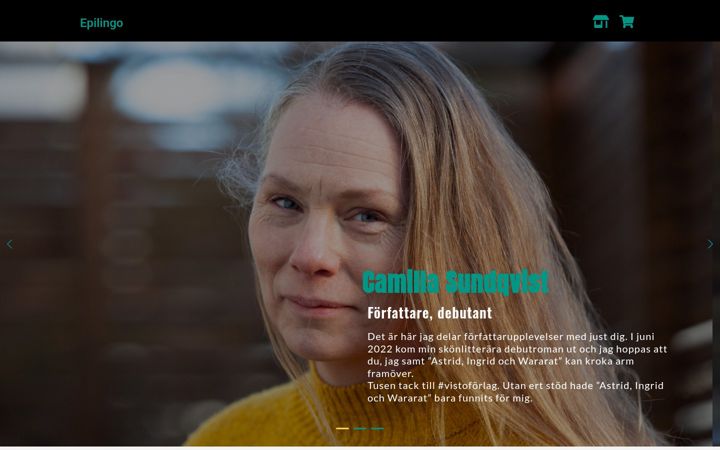 Screenshot von epilingo.se
