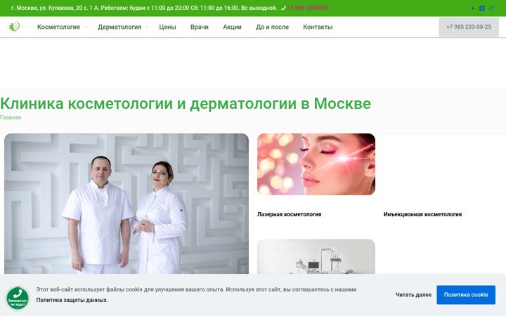 Skærmbillede af epilstudio.ru