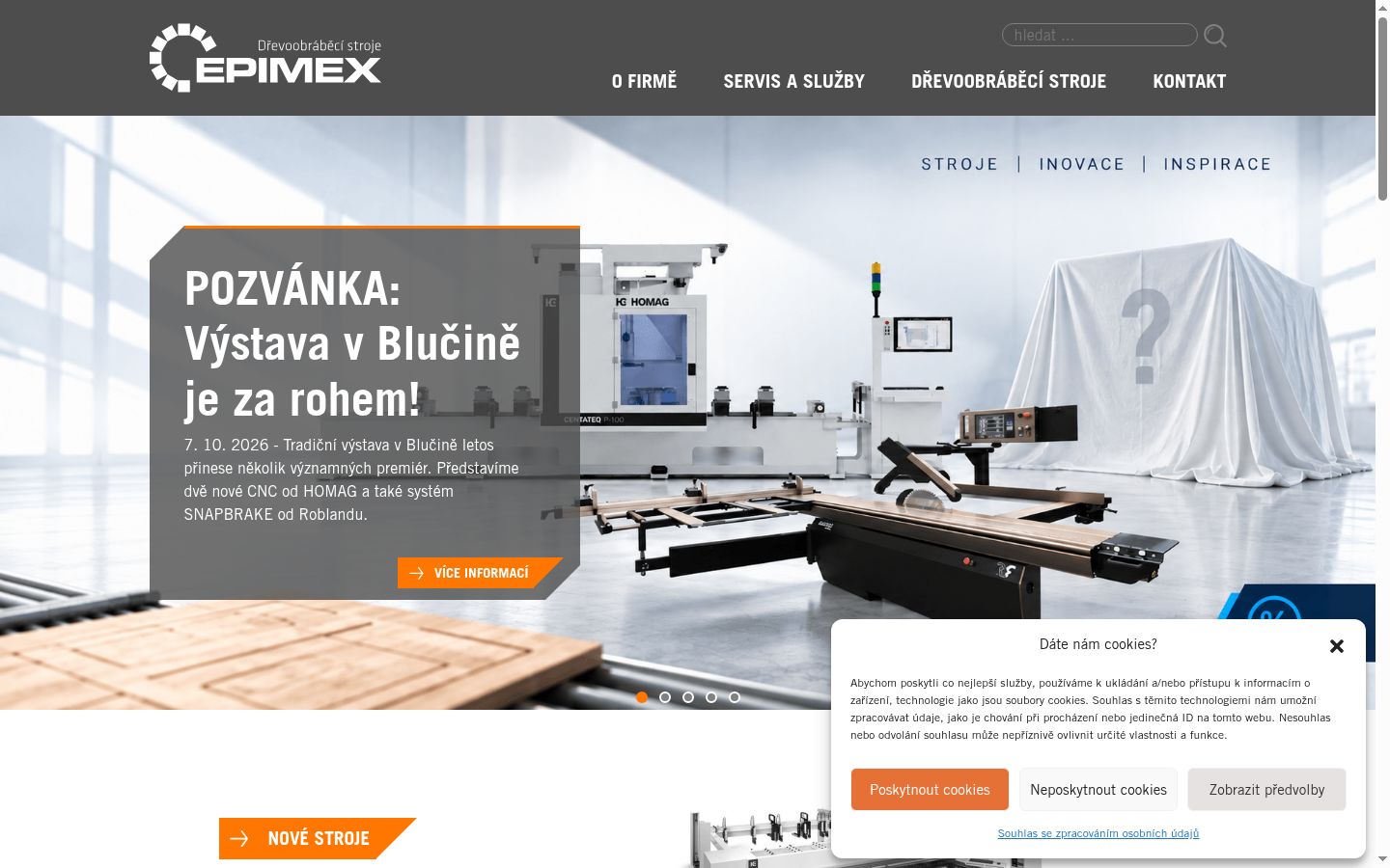 Screenshot des Einwilligungsbanners vor jeglicher Interaktion