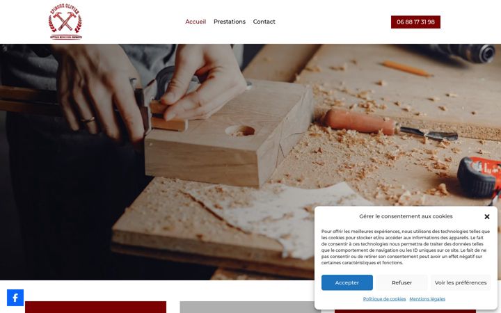 Screenshot ta' epinoux-menuiserie.fr