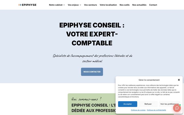 Screenshot ta' epiphyse-conseil.fr