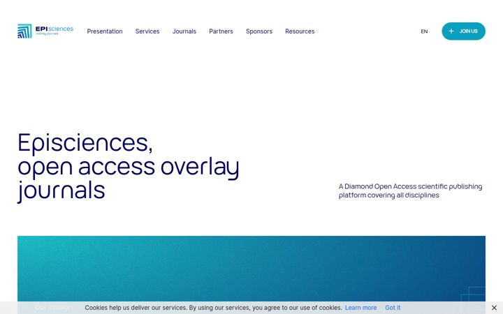 Screenshot of episciences.org