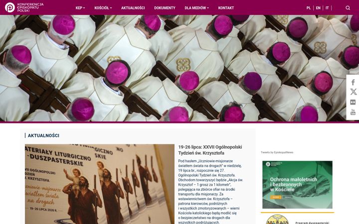 Screenshot of episkopat.pl