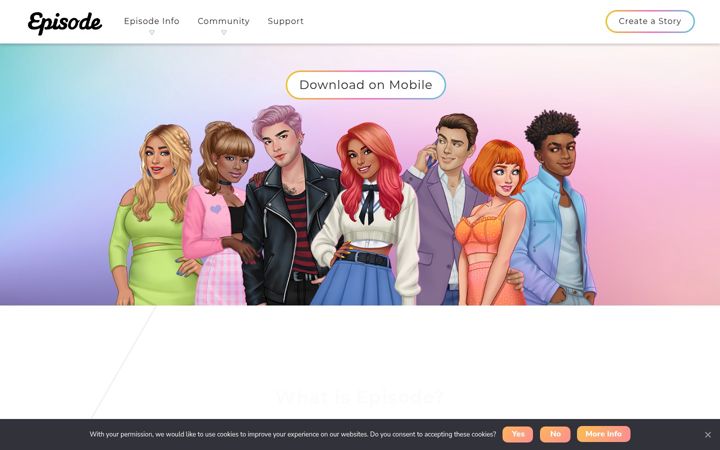 Screenshot of episode-portal.app