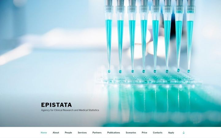 Screenshot stránky epistata.org