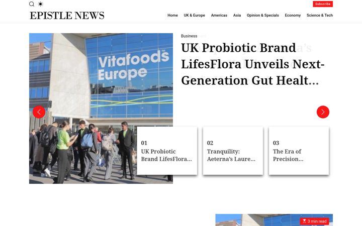 Screenshot von epistlenews.co.uk