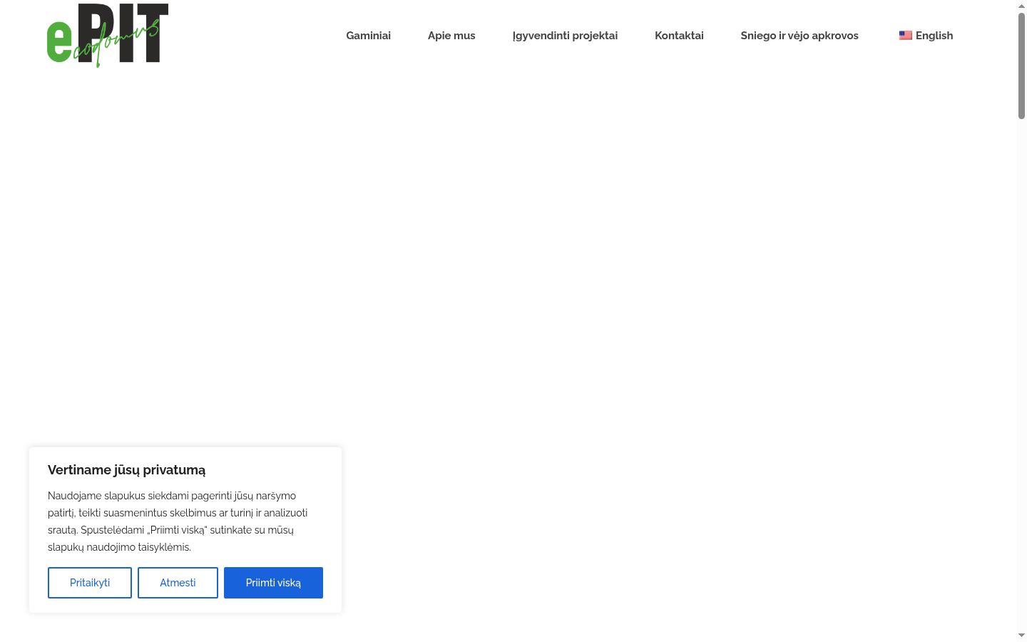 Screenshot des Einwilligungsbanners vor jeglicher Interaktion