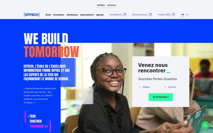 Screenshot of epitech.africa