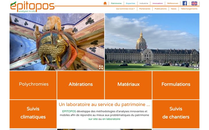 Screenshot ta' epitopos.fr