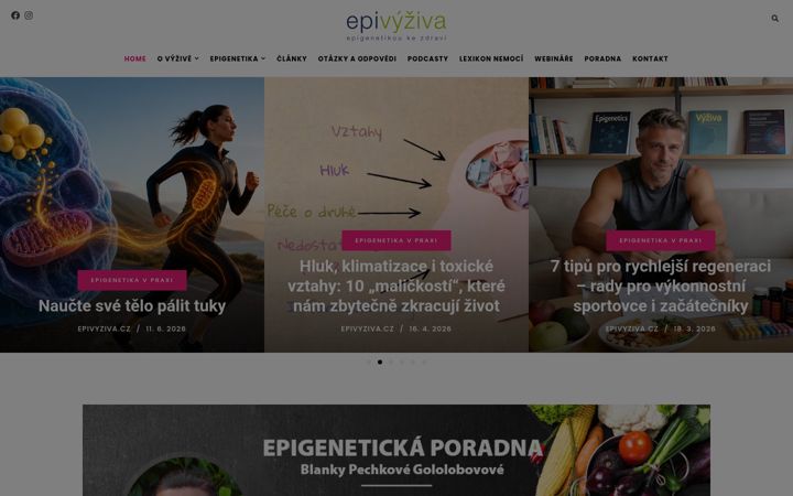 Screenshot di epivyziva.cz