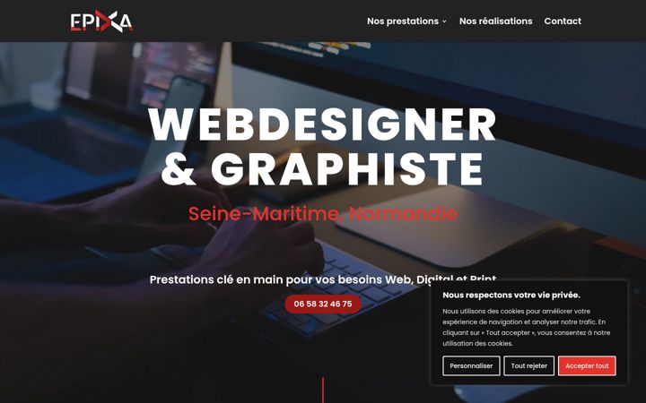Screenshot ta' epixa.fr