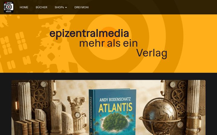 Screenshot von epizentralmedia.de