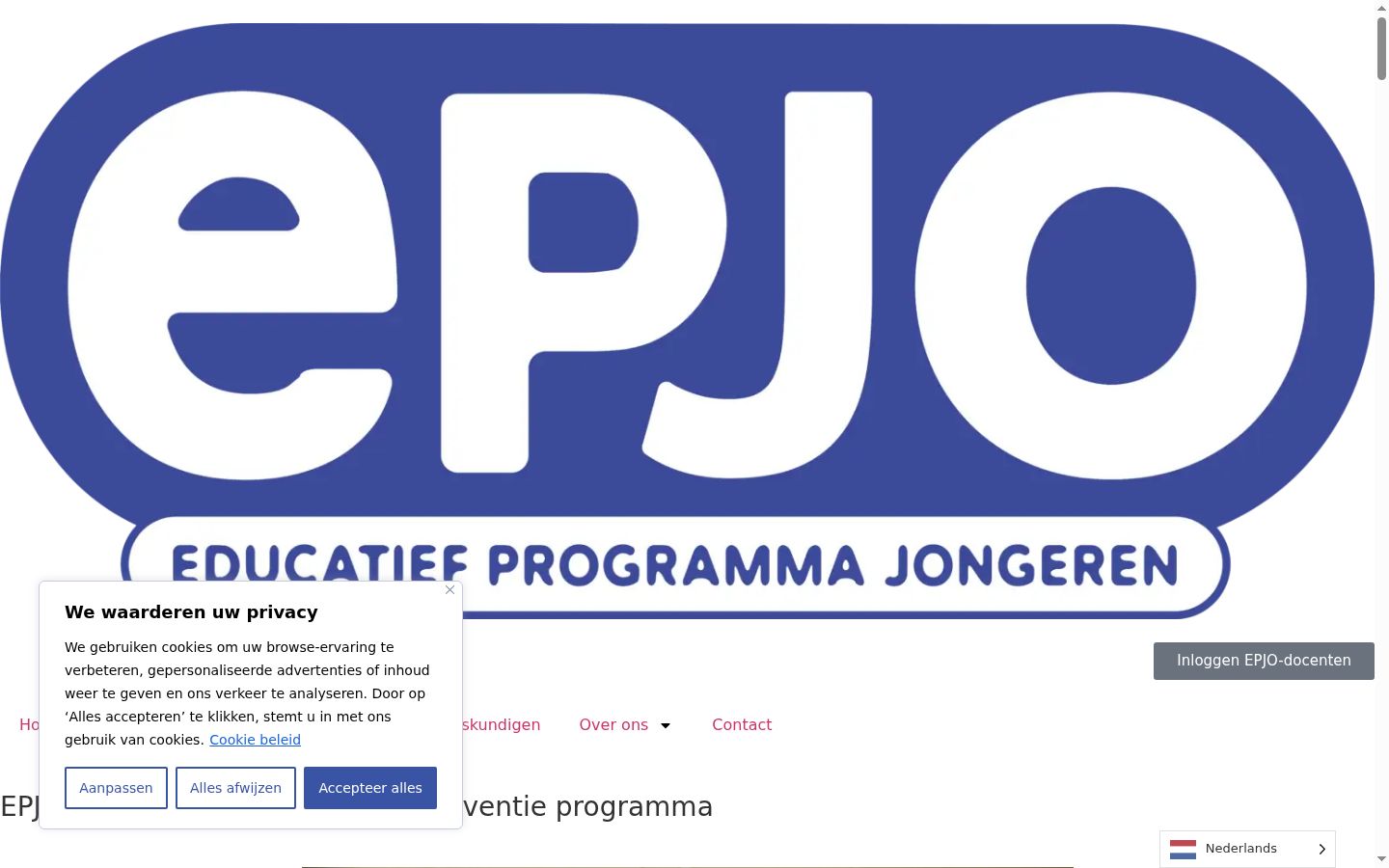 Zrzut ekranu banera zgody wyświetlanego przed jakąkolwiek interakcją