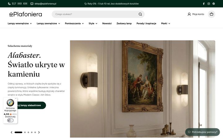 Screenshot of eplafoniera.pl