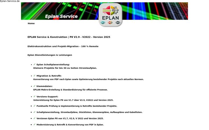 Screenshot of eplan-service.de