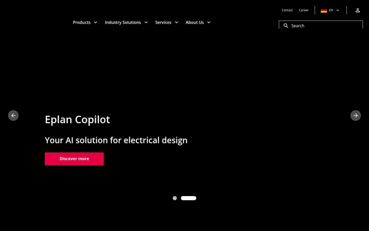 Screenshot of eplan.com