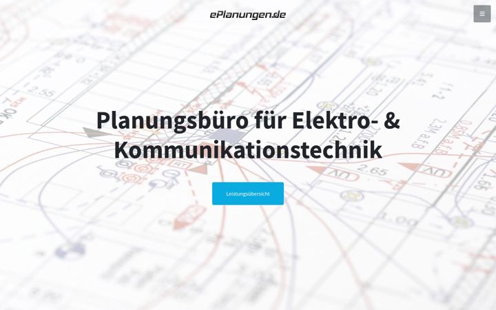 Screenshot von eplanungen.de