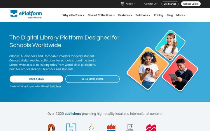 Screenshot von eplatform.co