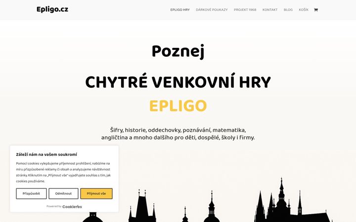 Screenshot di epligo.cz