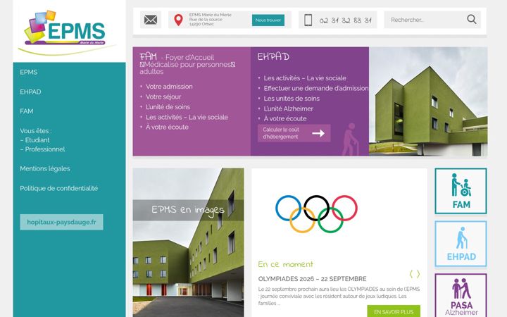 Screenshot ta' epms-orbec.fr