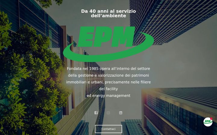 Capture d'écran de epmservizi.com