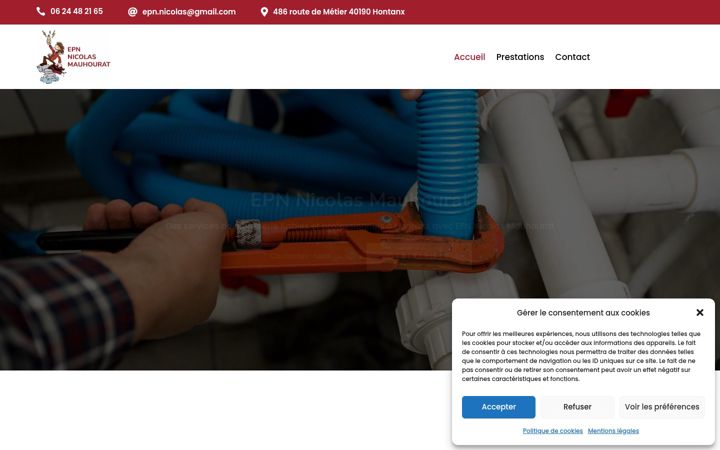 Screenshot ta' epn-nicolas.fr