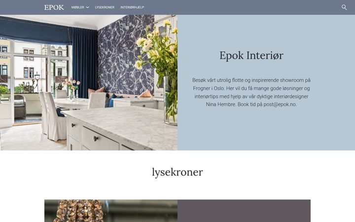 Screenshot von epok.no
