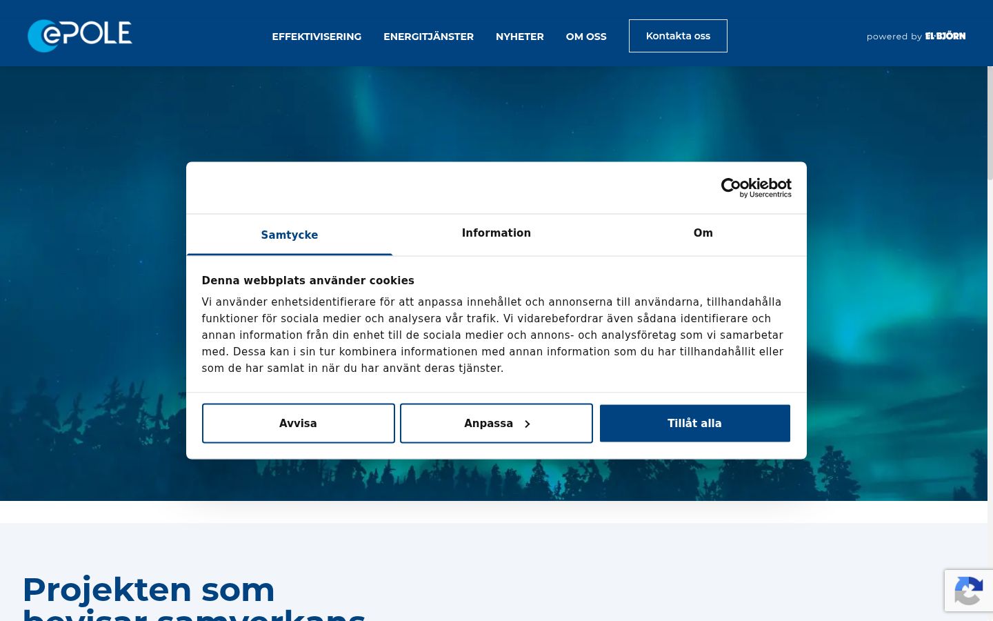 Zrzut ekranu banera zgody wyświetlanego przed jakąkolwiek interakcją